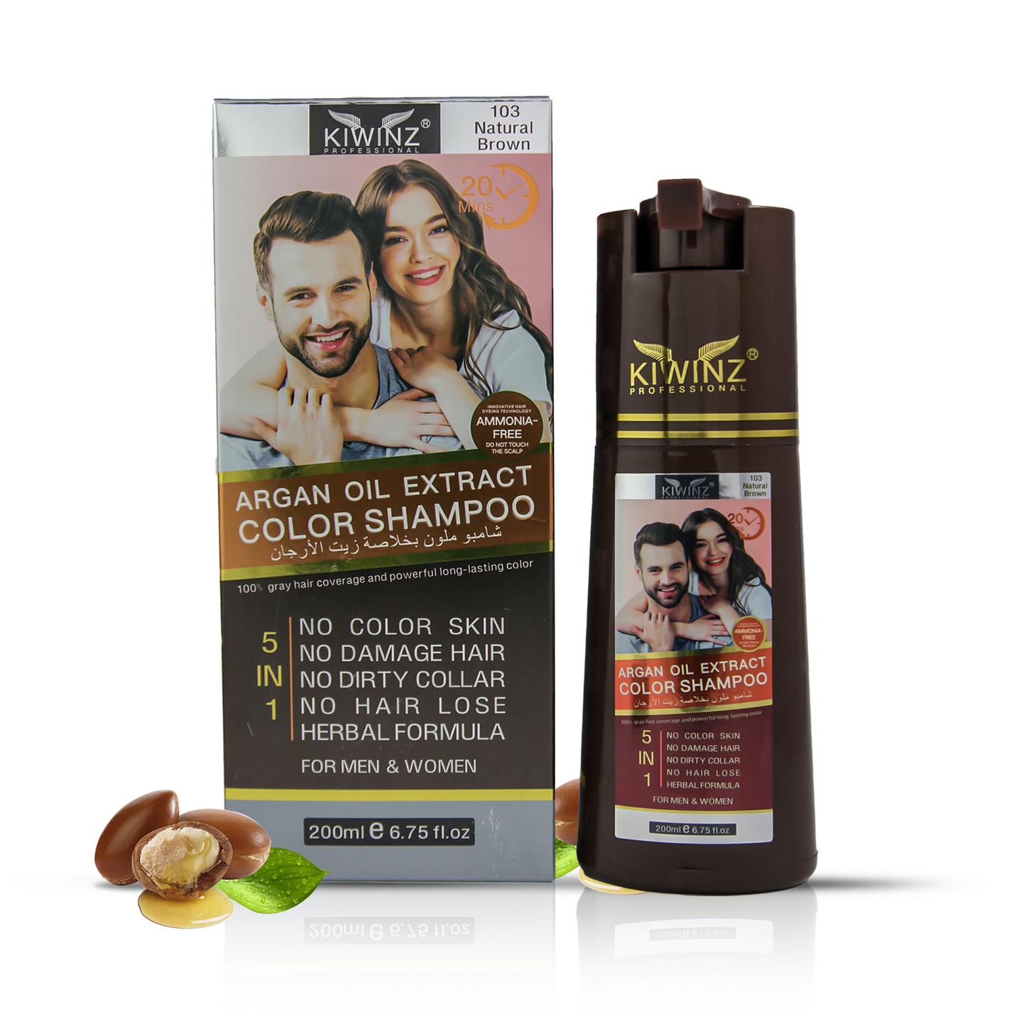 Kiwinz Hair Color Shampoo For Women