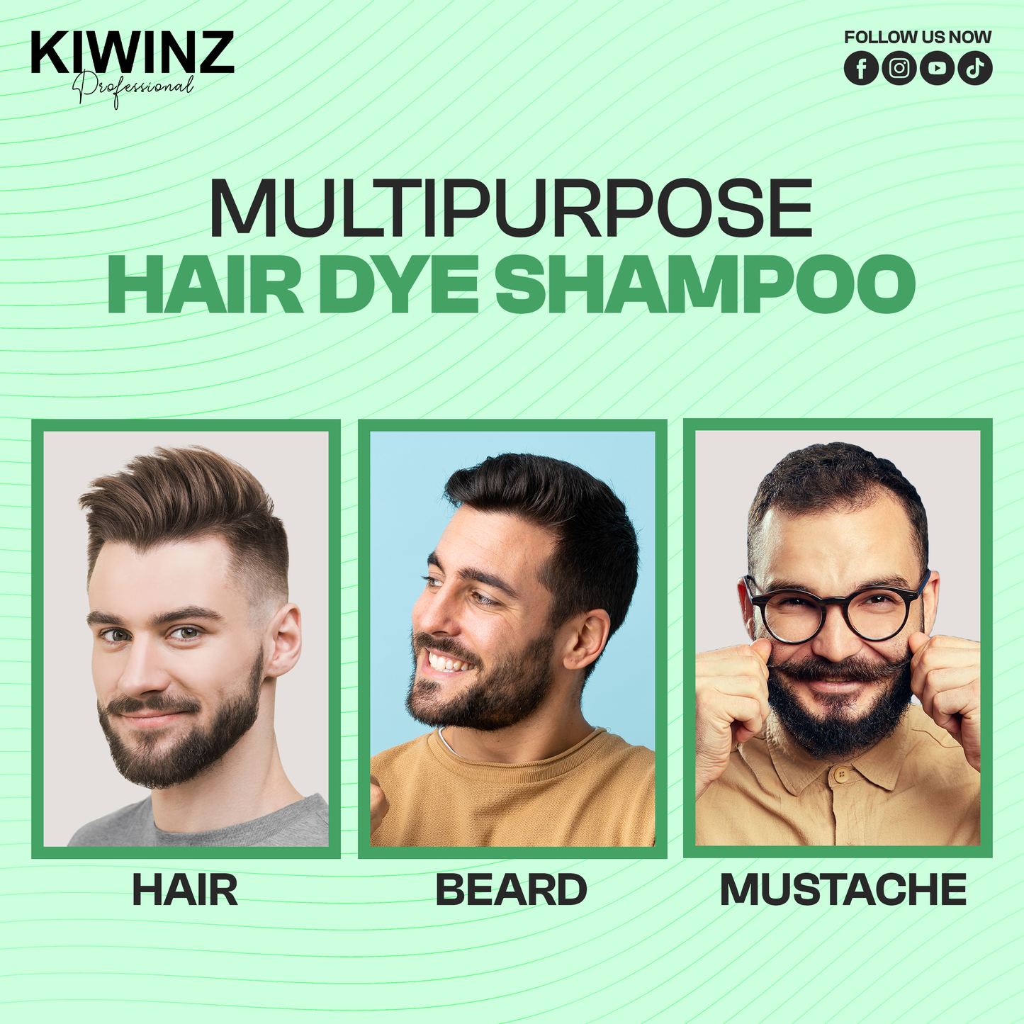 Kiwinz Hair Color Gel suitable for hair and beard multipurpose use