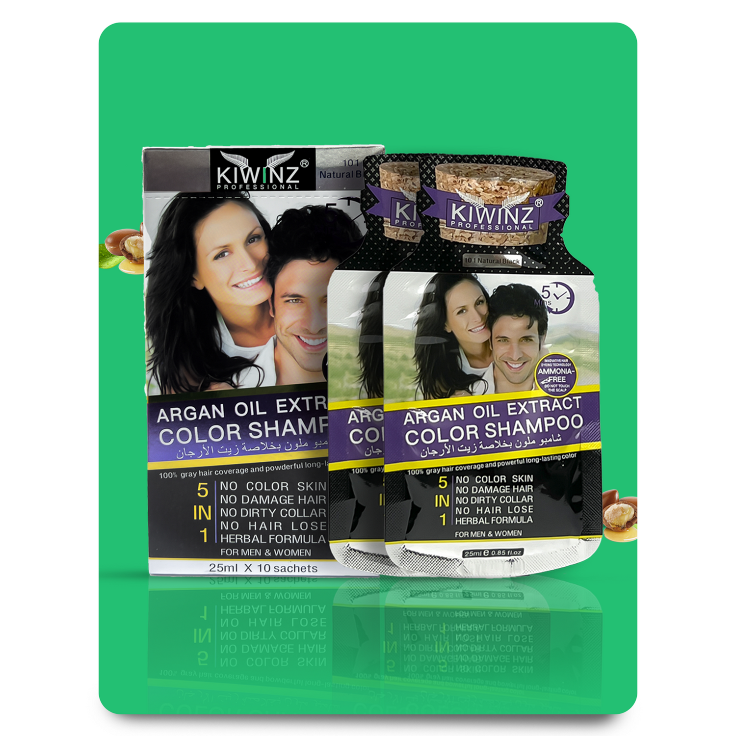 Hair Color Sachet Packets