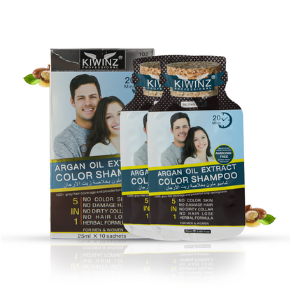 Kiwinz Hair Color Shampoo For Men & Women