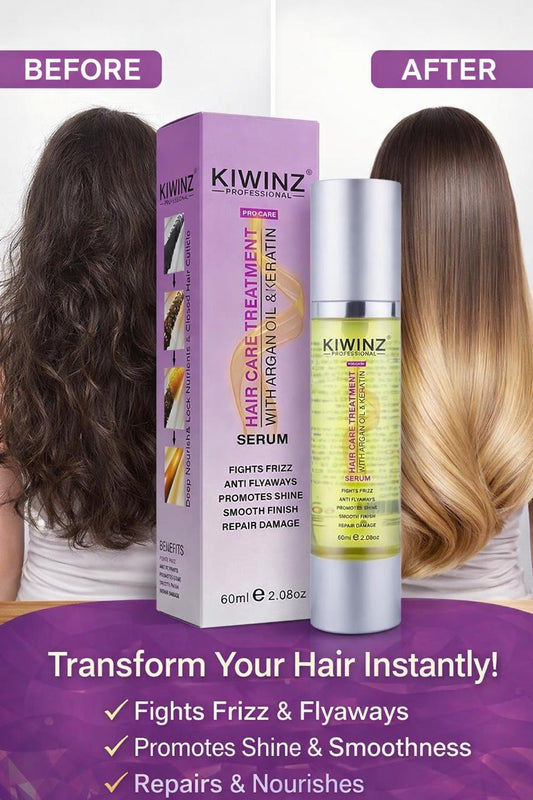 Kiwinz Professional Argan Oil & Keratin Hair Serum