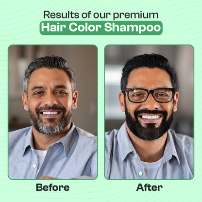 Kiwinz Hair Color Shampoo For Men Hair and Beard