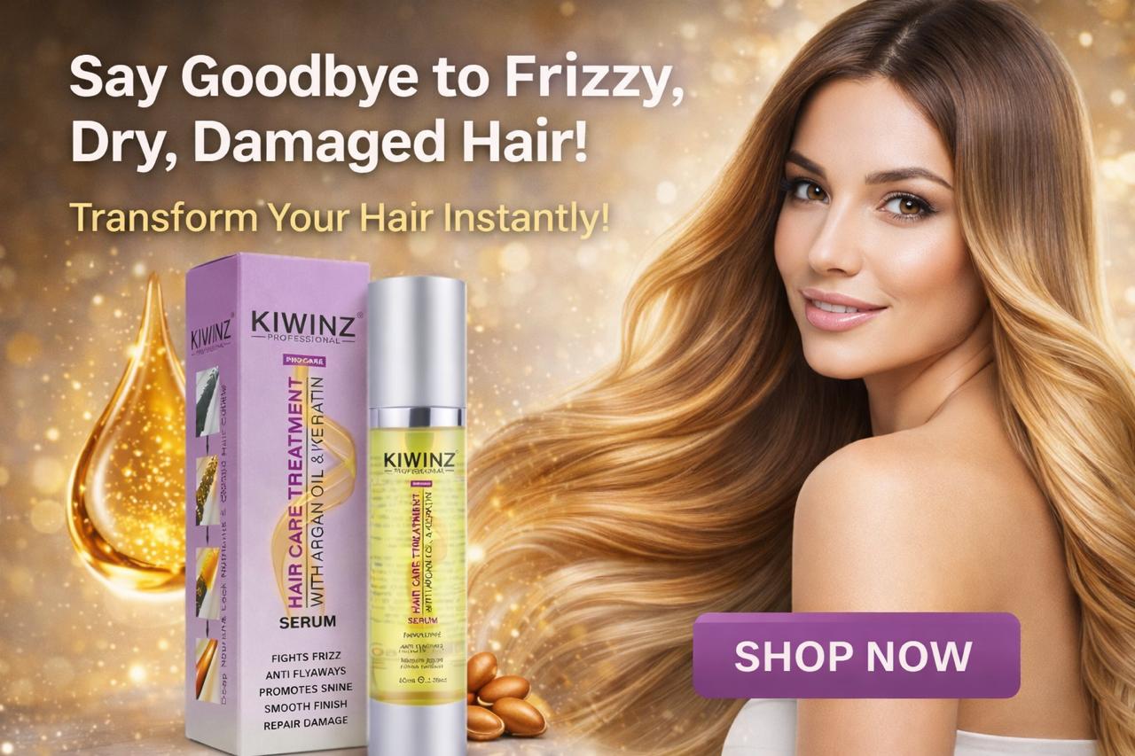Kiwinz Professional Argan Oil & Keratin Hair Serum