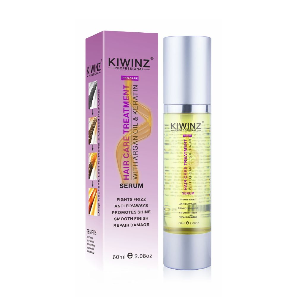 Kiwinz Professional Argan Oil & Keratin Hair Serum