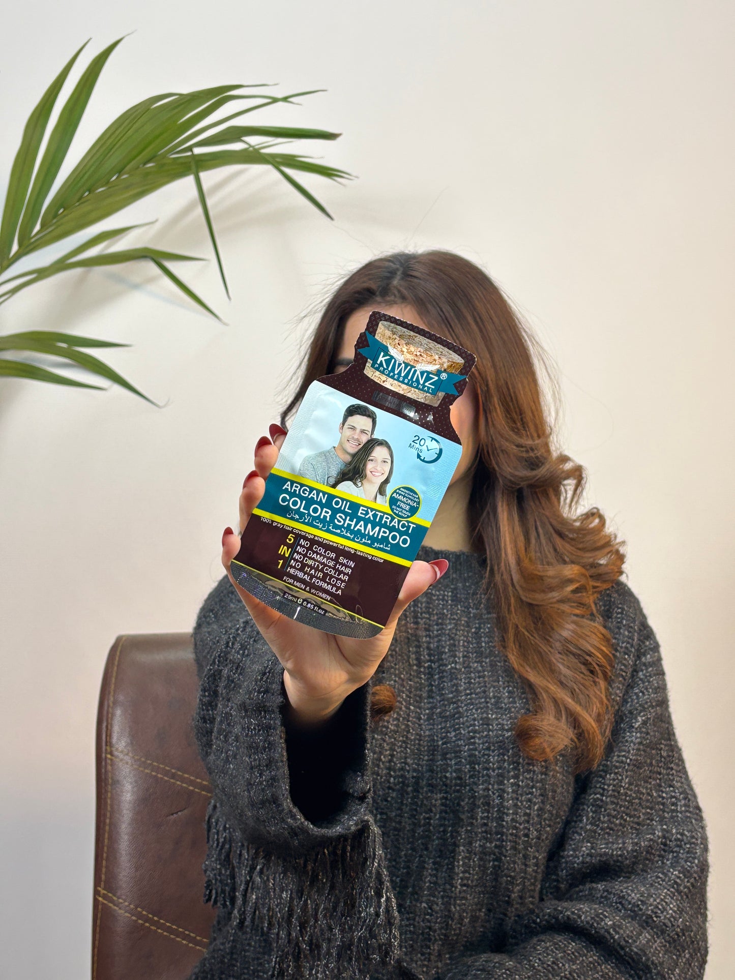 Kiwinz Hair Color Shampoo For Men & Women