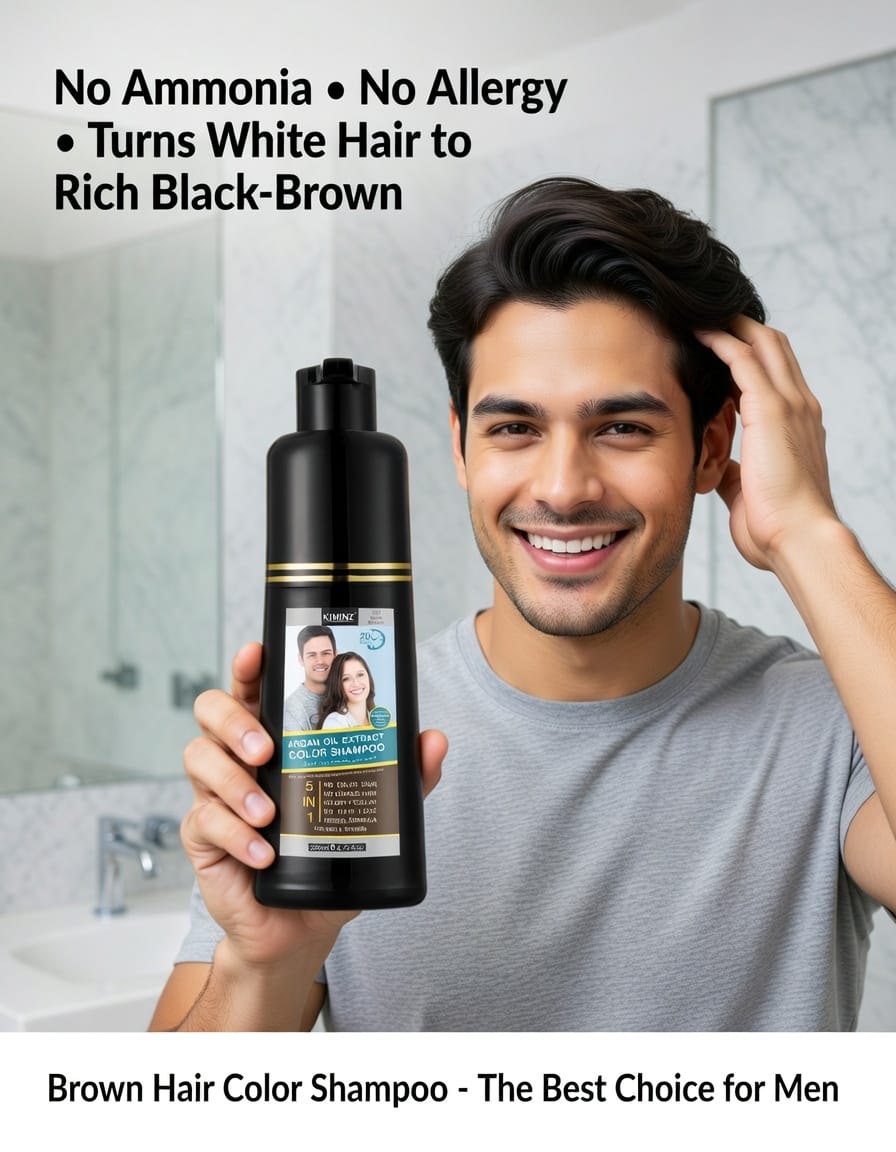 Kiwinz Hair Color Shampoo For Men & Women | 200ML